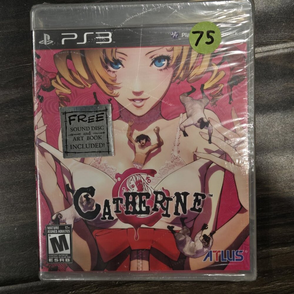 NEW - Catherine PlayStation 3 PS3 - w/ Art Book & Sound Disc